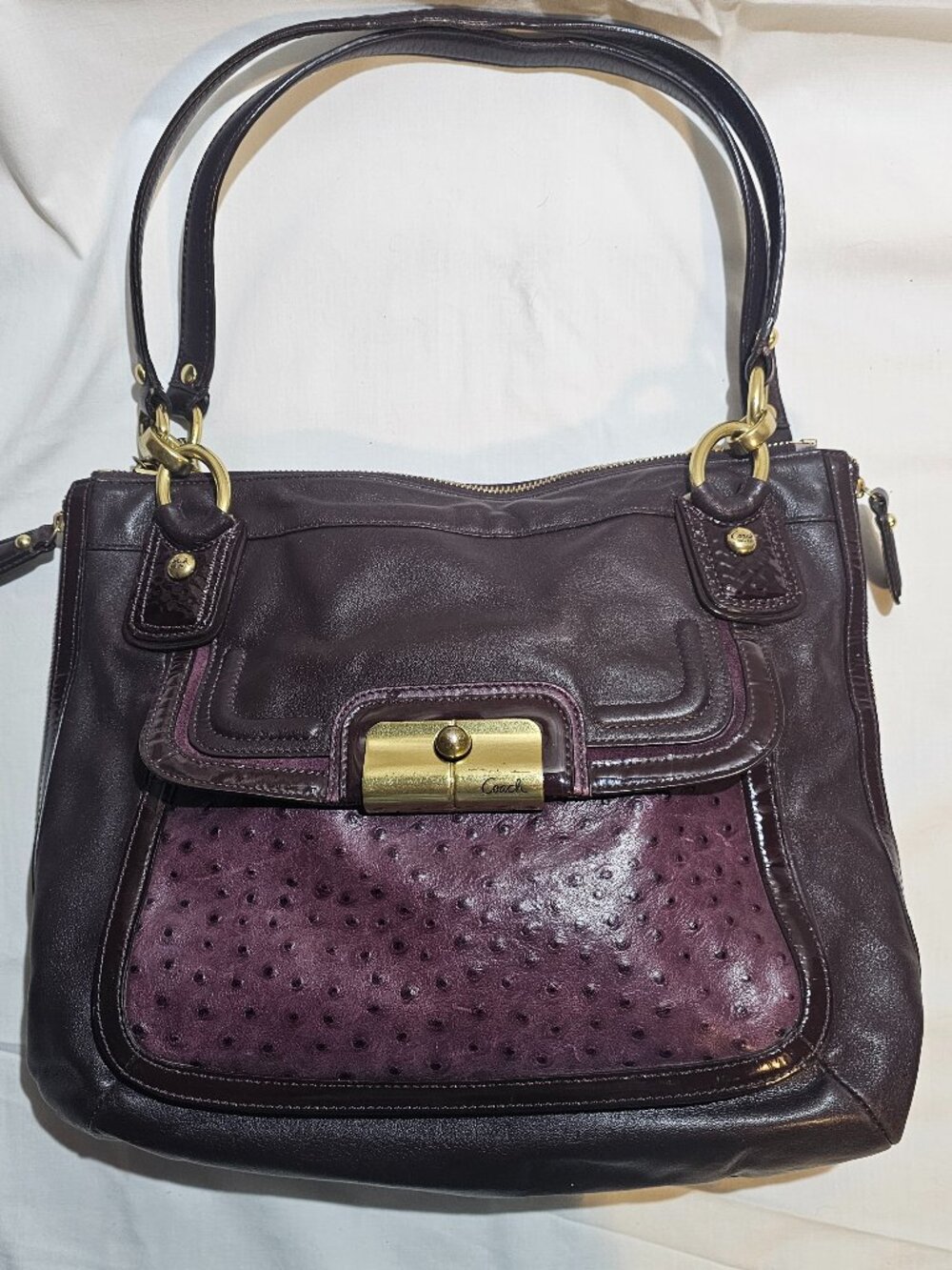 Coach Shoulder Bag-Oxblood